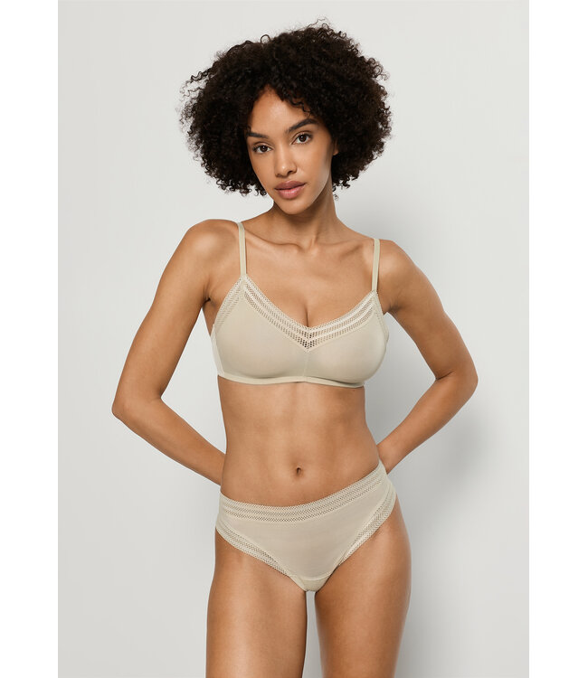 Hanro Orea Soft Cup Bra Olive Stem (NEW TREND)