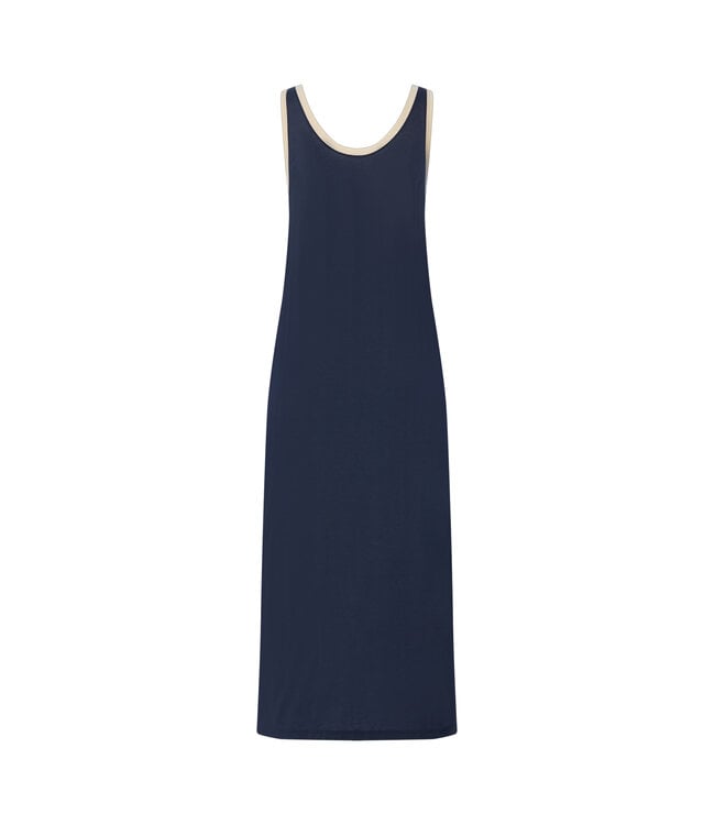 Hanro Laura Sleeveless Nightdress Deep Navy (074265)