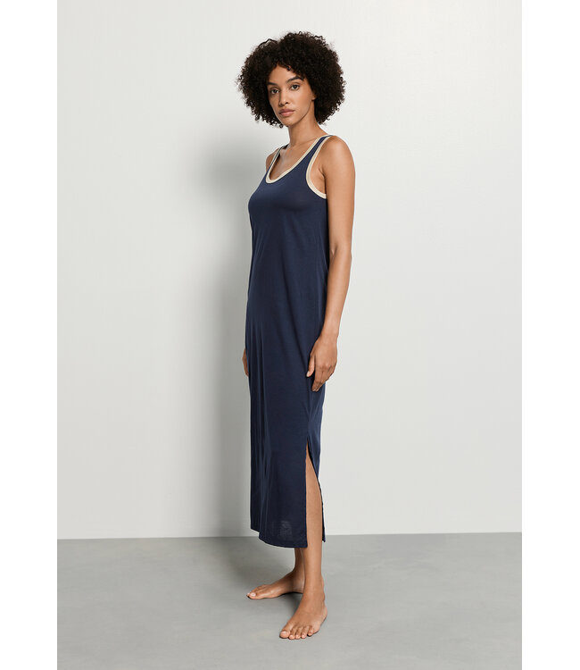 Hanro Laura Sleeveless Nightdress Deep Navy (074265)