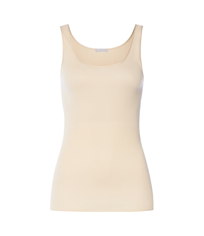 Hanro Cotton Seamless Tank Top Summer Sand (071604)