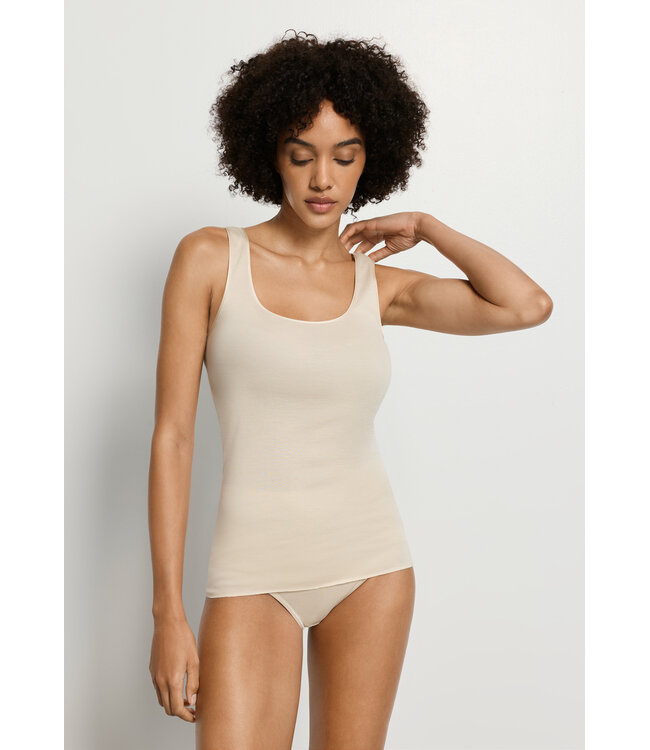 Hanro Cotton Seamless Tank Top Summer Sand (071604)