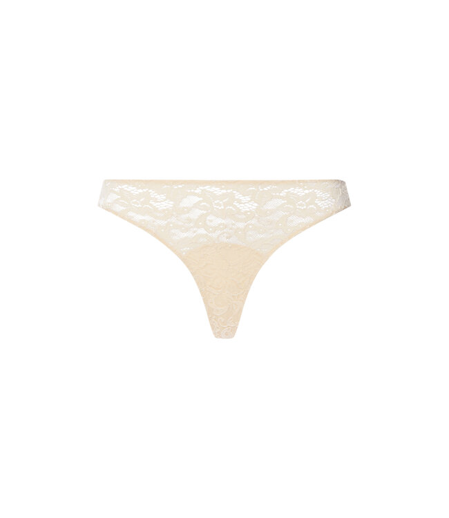 Hanro Moments Lace Thong Summer Sand (071507)