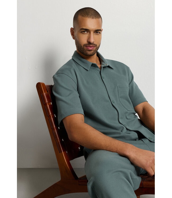 Hanro Travelwear Jacket Studio Green (075864)