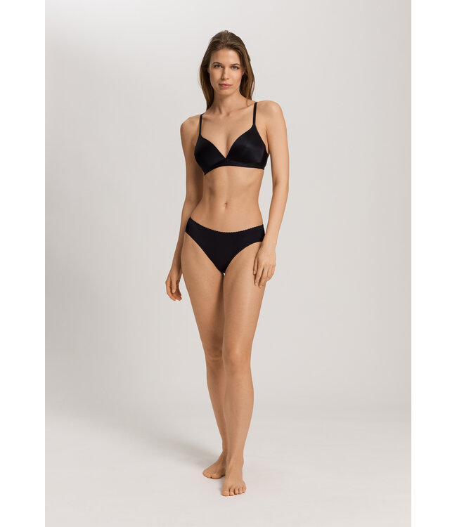 Hanro Satin Deluxe Mini Brief Black (071125)