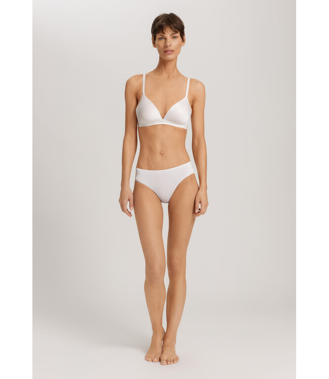 Hanro Satin Deluxe Mini Brief Off White (071125)