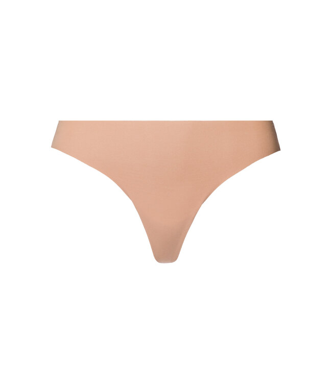 Hanro Invisible Cotton Thong Beige (071225)