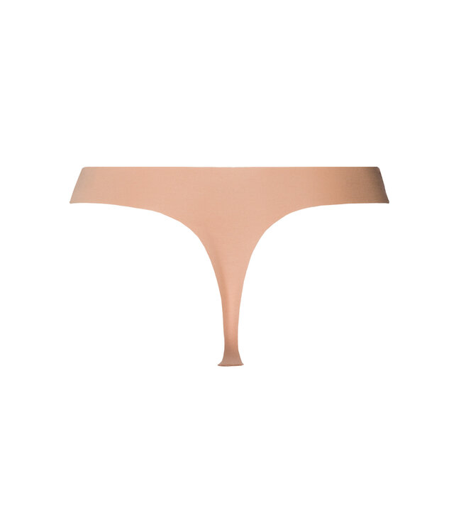 Hanro Invisible Cotton Thong Beige (071225)