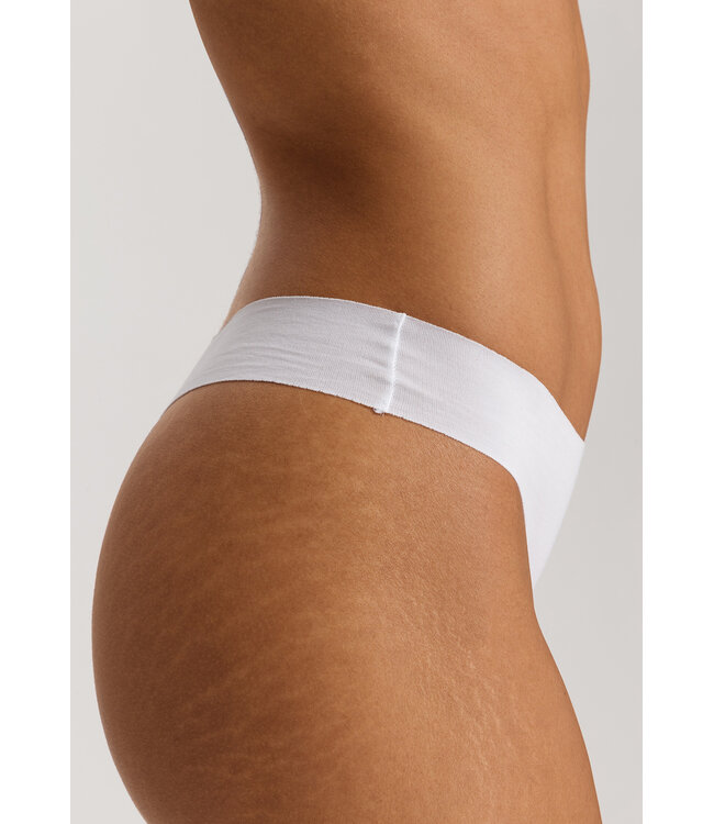 Hanro Invisible Cotton Thong White (071225)