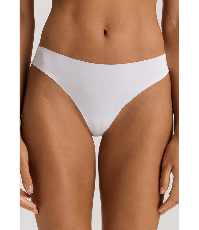 Hanro Invisible Cotton Thong White