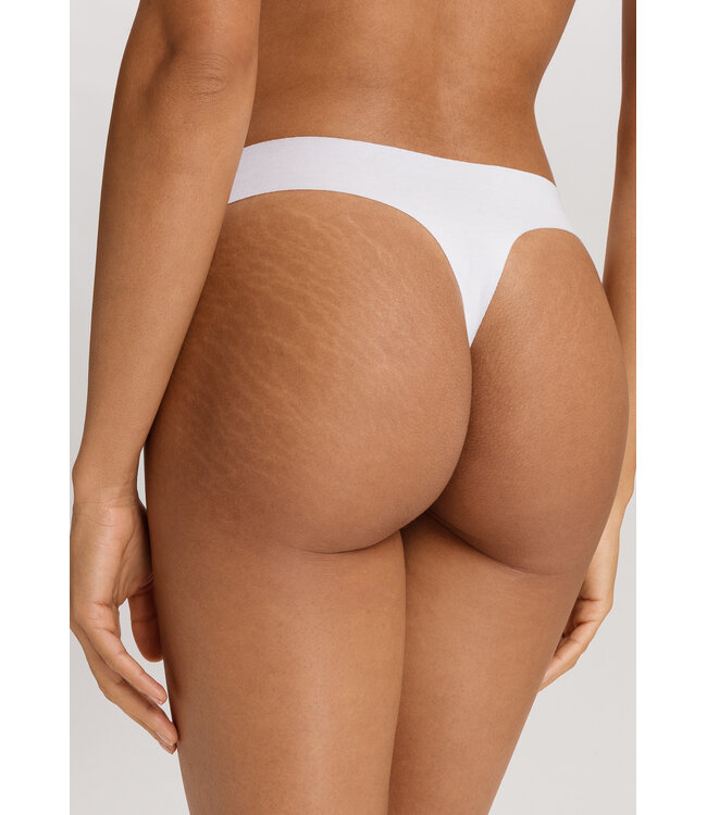 Hanro Invisible Cotton Thong White (071225)