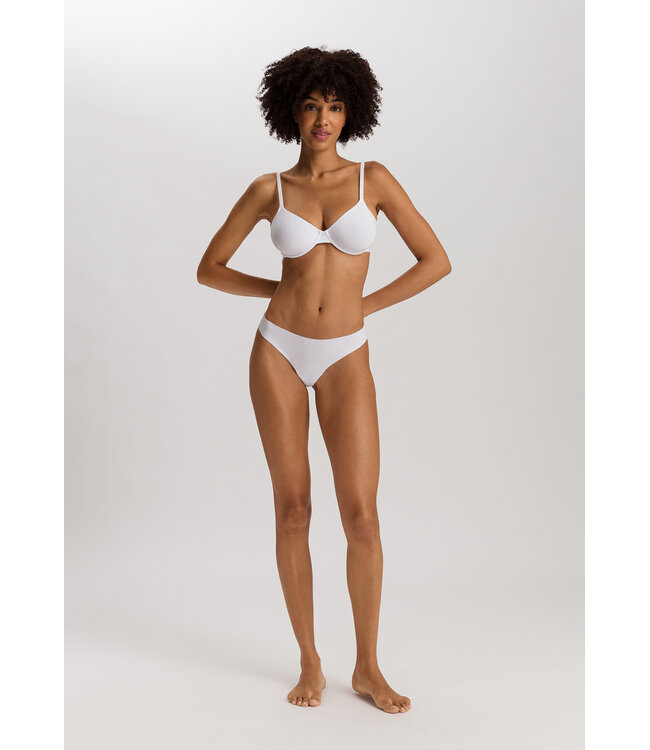 Hanro Invisible Cotton Thong White (071225)
