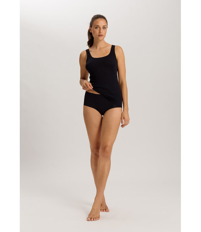 Hanro Invisible Cotton Maxi Brief Black (071228)