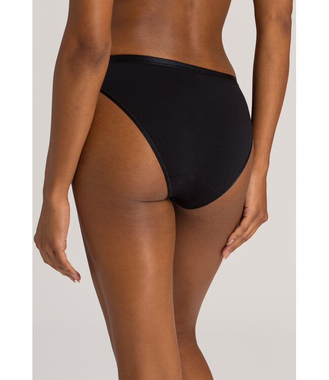 Hanro Cotton Sensation Mini Brief Black (071403)