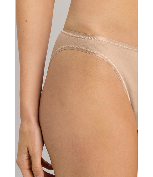 Hanro Cotton Seamless Mini Brief Beige (071624)