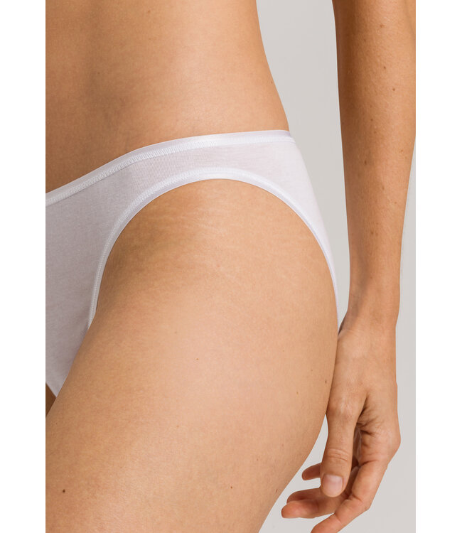 Hanro Cotton Seamless Mini Brief White (071624)