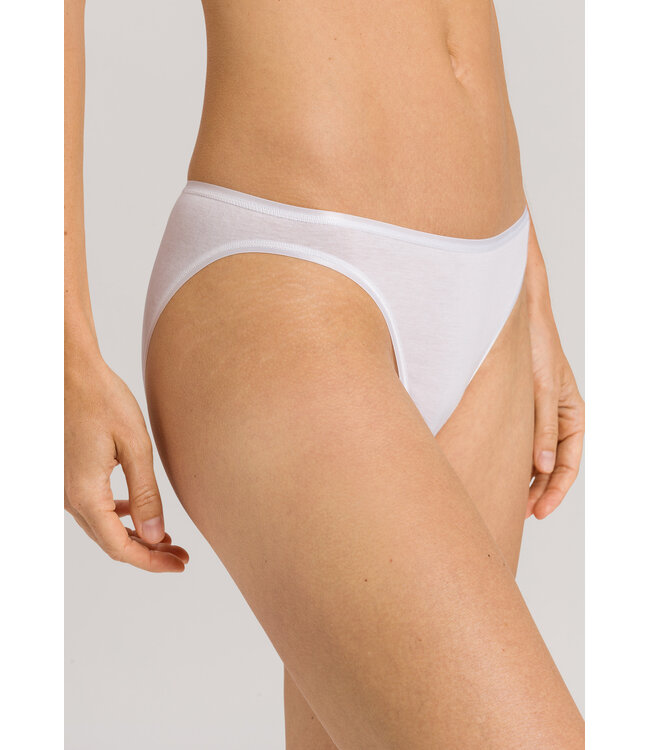 Hanro Cotton Seamless Mini Brief White