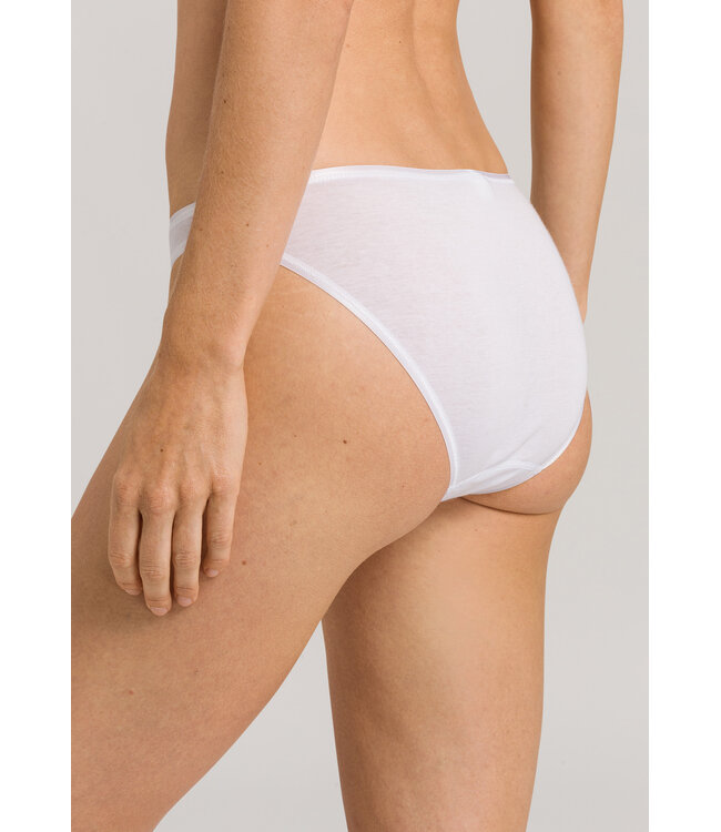 Hanro Cotton Seamless Mini Brief White (071624)