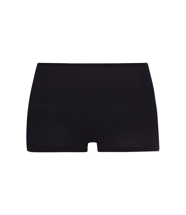 Hanro Cotton Seamless Shortleg Black (071631)