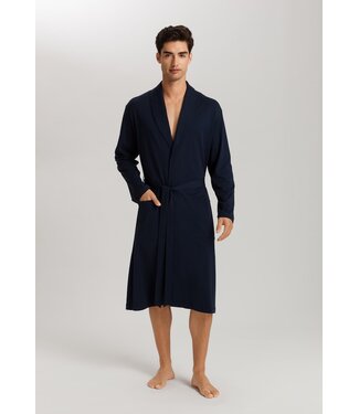 Hanro Night & Day Robe Deep Navy (NEW BASICS)