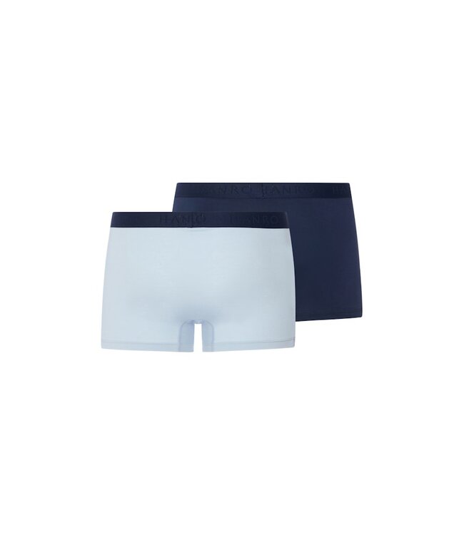 Hanro Cotton Essentials Pants 2-Pack Blue Lagoon | Deep Navy (073078)