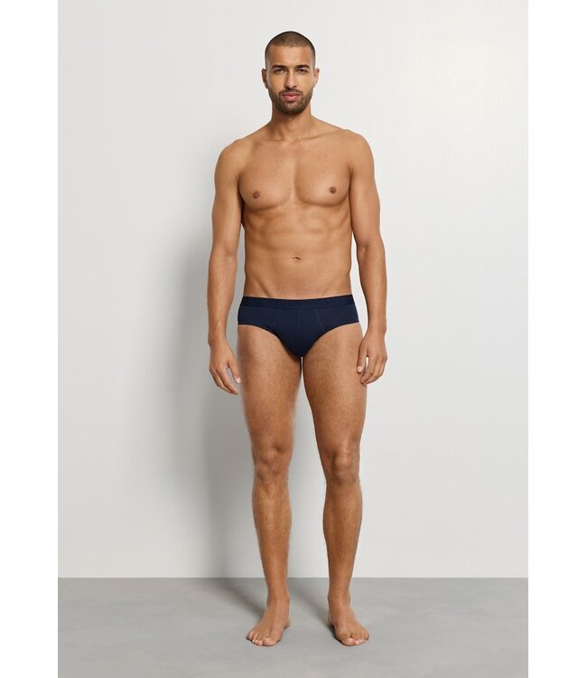 Hanro Cotton Essentials Briefs 2-Pack Deep Navy / Deep Navy (073075)