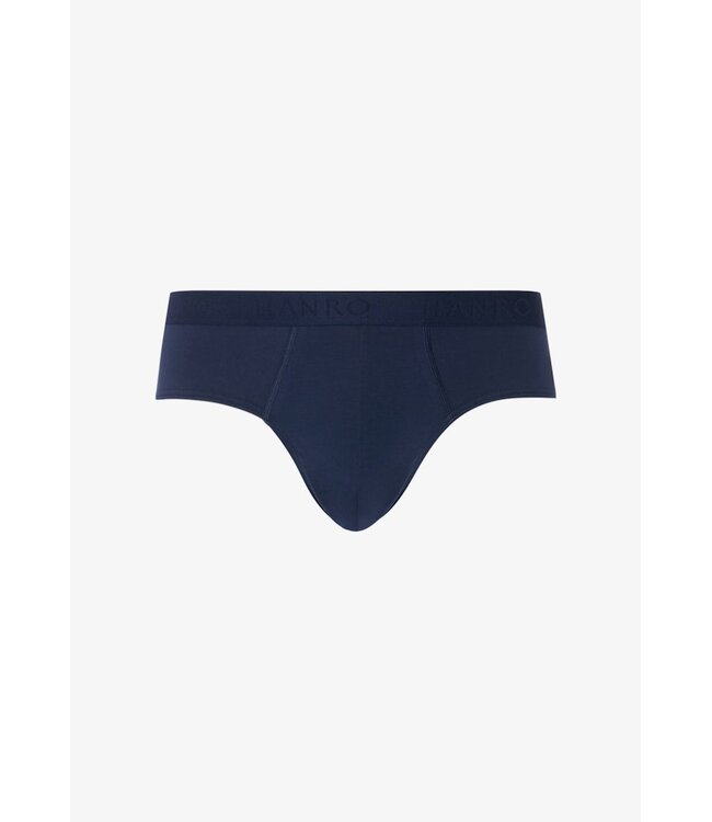 Hanro Cotton Essentials Briefs 2-Pack Deep Navy / Deep Navy (073075)