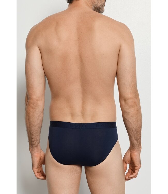 Hanro Cotton Essentials Briefs 2-Pack Blue Lagoon / Deep Navy (073075)
