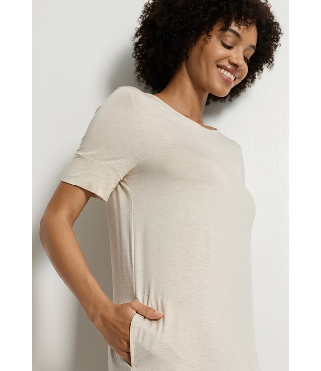 Hanro Natural Elegance Short Sleeve Nightdress Jolly Citrus (074949)