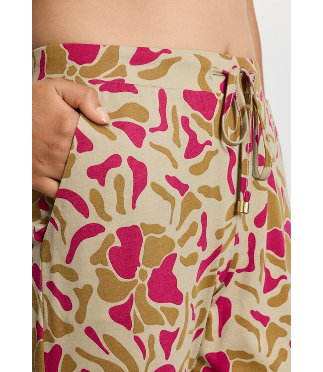 Hanro Sleep & Lounge Long Pant Illustrated Petals (074845)