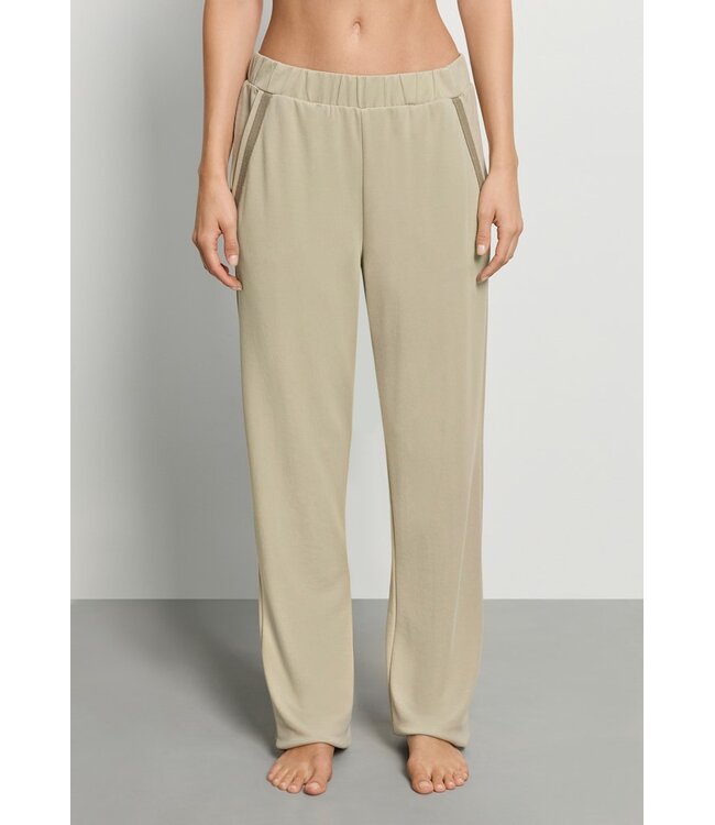 Hanro Pure Comfort Long Pant Olive Stem (NEW TREND)