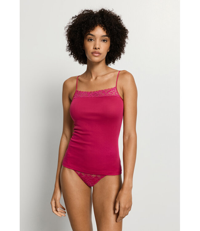 Hanro Moments Spaghetti Top Light Sangria (071484)