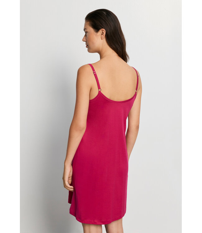 Hanro Juliet Spaghetti Dress Light Sangria (077747)