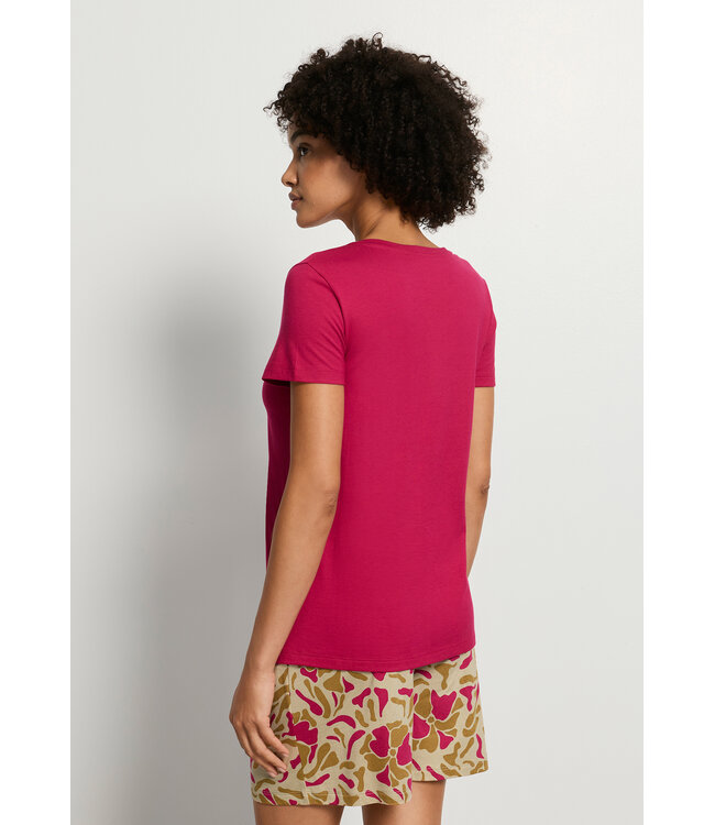 Hanro Sleep & Lounge Short Sleeve Shirt Light Sangria (074842)