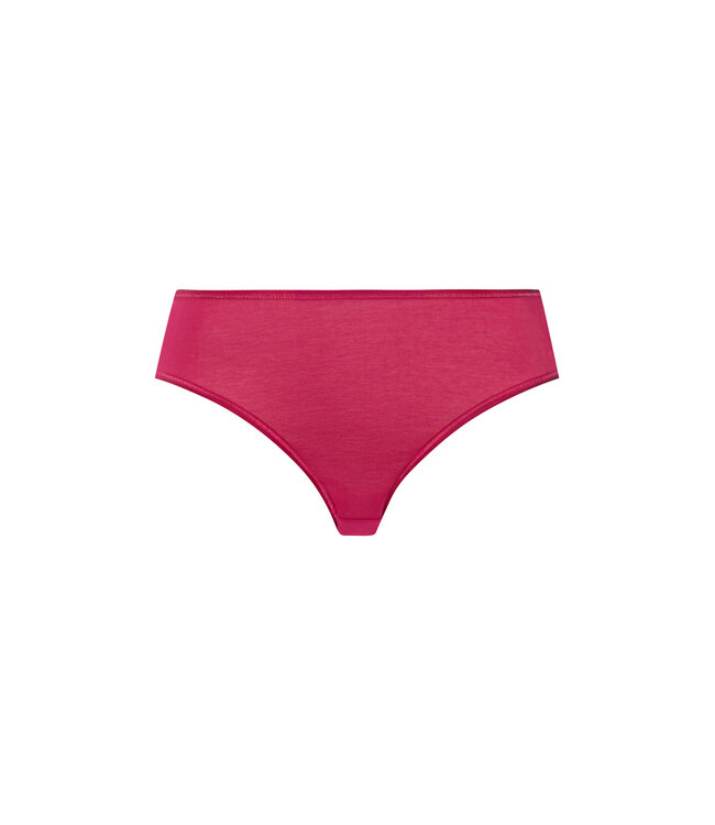 Hanro Cotton Seamless Midi Brief Light Sangria (071626)