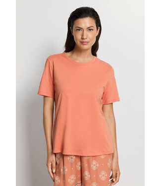 Hanro Natural Short Sleeve Shirt Light Carnelian (SALE)