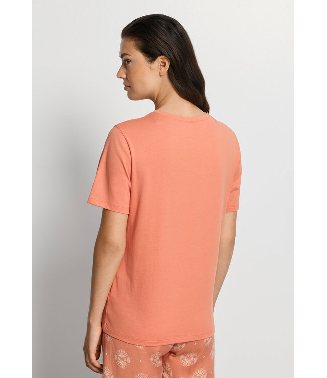 Hanro Natural Short Sleeve Shirt Light Carnelian (078662)