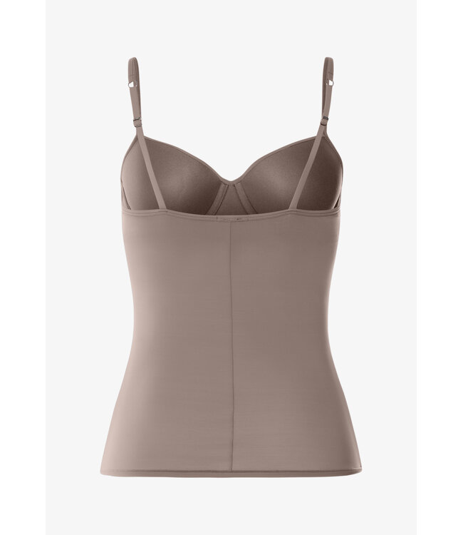 Hanro Allure Padded Bra Camisole Taupe (071462)