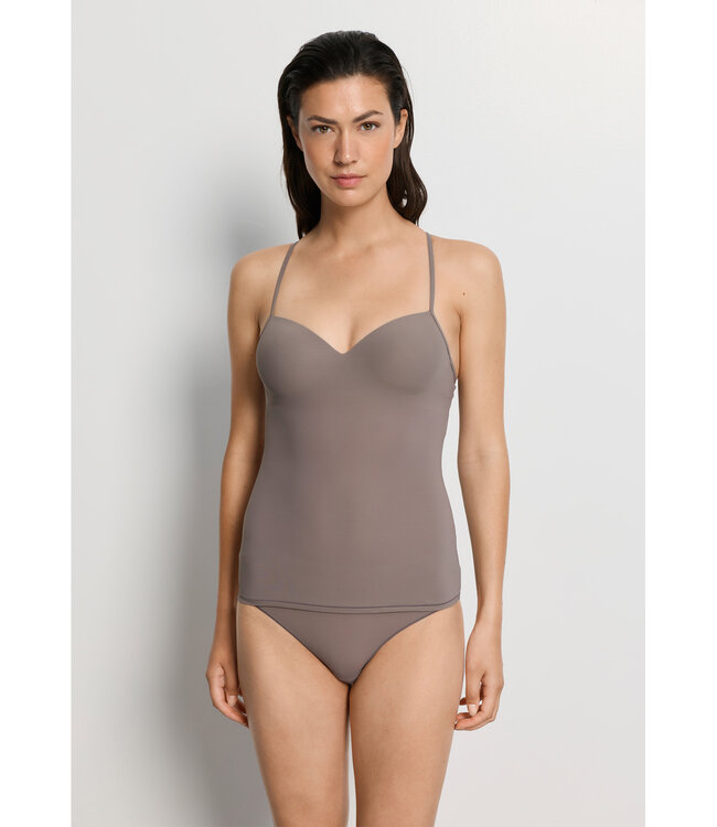 Hanro Allure Padded Bra Camisole Taupe (071462)