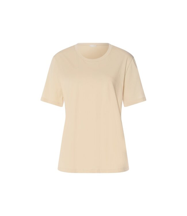 Hanro Natural Short Sleeve Shirt Oyster Gray (078662)