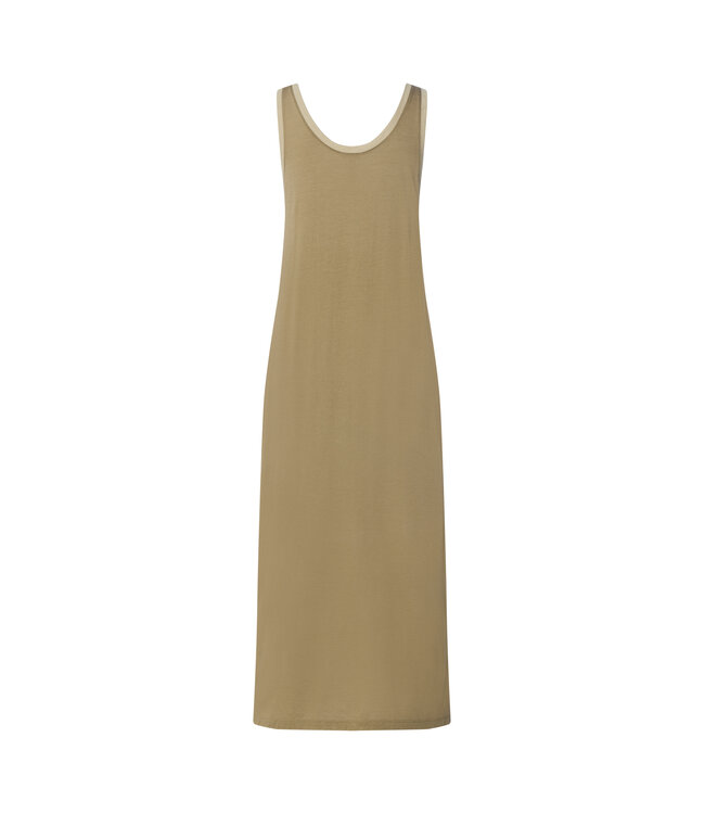 Hanro Laura Sleeveless Nightdress Covert Green (074265)