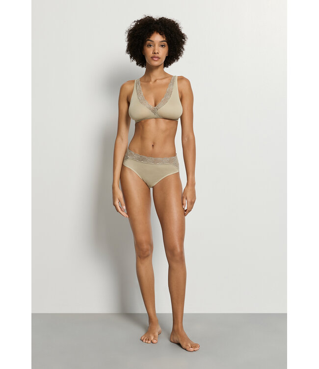 Hanro Cotton Delight Midi Brief Olive Stem (071835)
