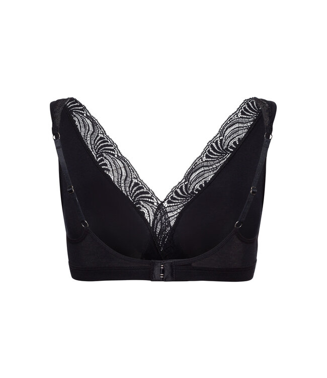 Hanro Cotton Delight Soft Cup Bra Black (071838)