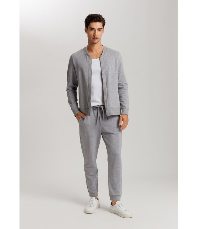 Hanro Natural Living Jacket Grey Melange (075774)