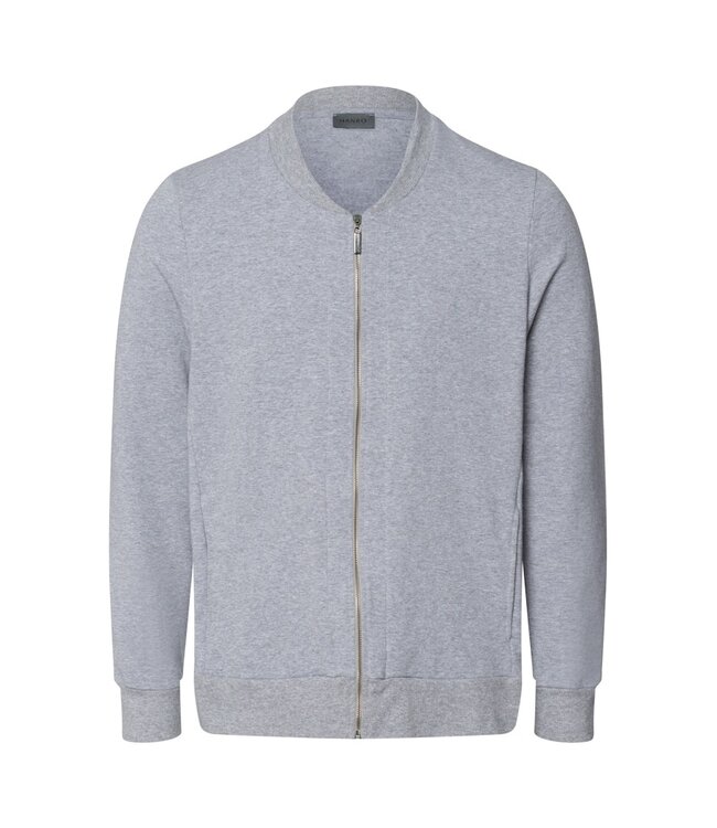 Hanro Natural Living Jacket Grey Melange (075774)