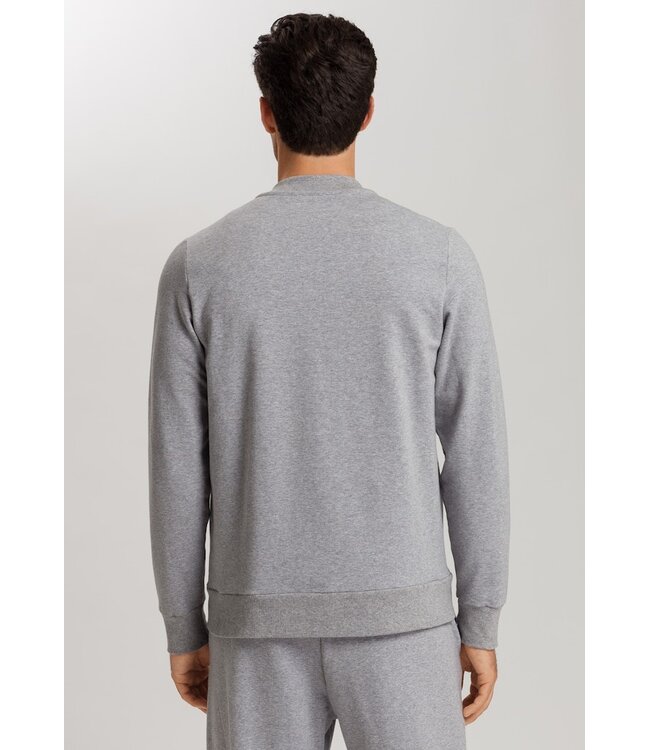 Hanro Natural Living Jacket Grey Melange (075774)