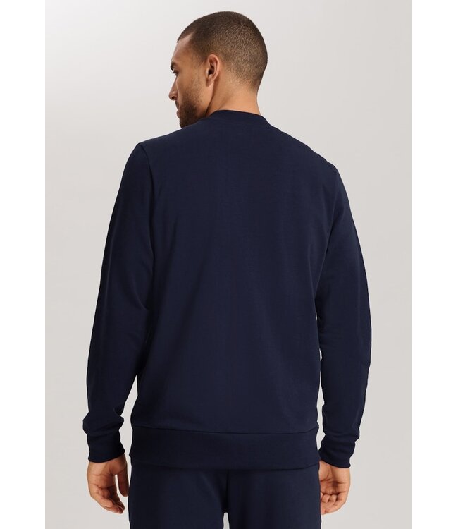Hanro Natural Living Jacket Deep Navy (075774)