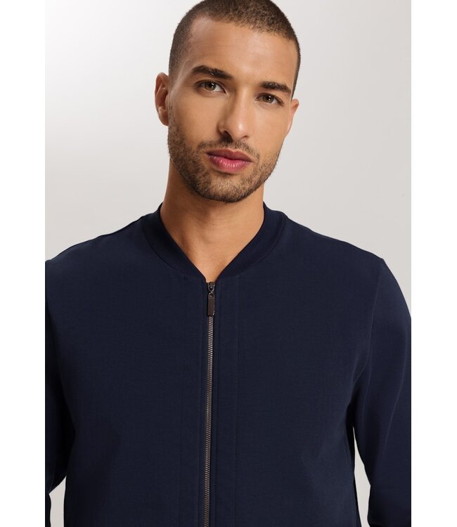 Hanro Natural Living Jacket Deep Navy (075774)