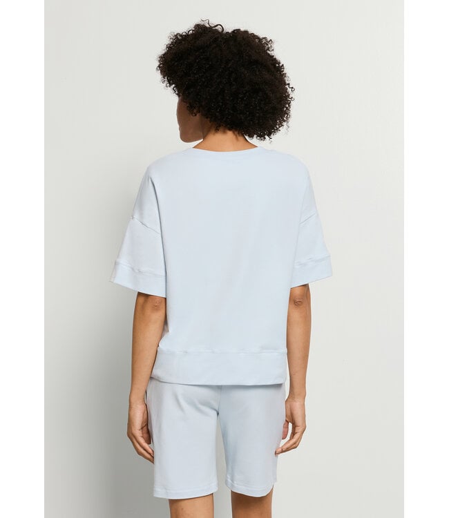 Hanro Natural Living Sweatshirt Watery Blue (078896)