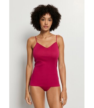 Hanro Cotton Seamless Spaghetti Top Light Sangria (NEW TREND)