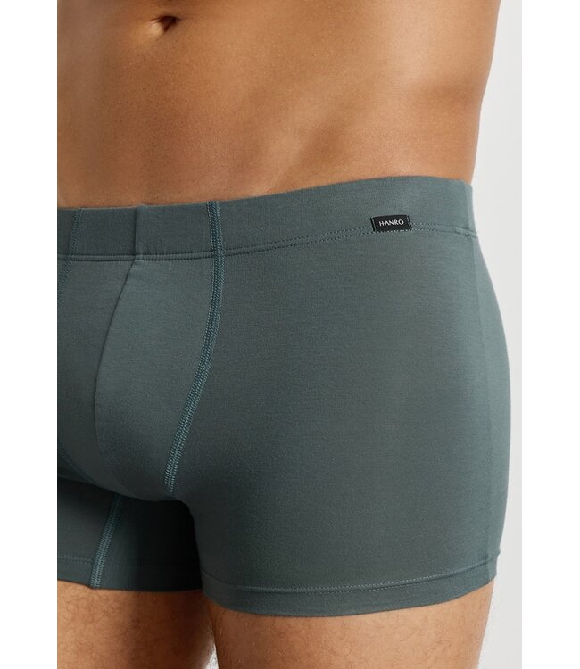 Hanro Cotton Essentials Pants 2-Pack Studio Green | Retro Blue (073079)